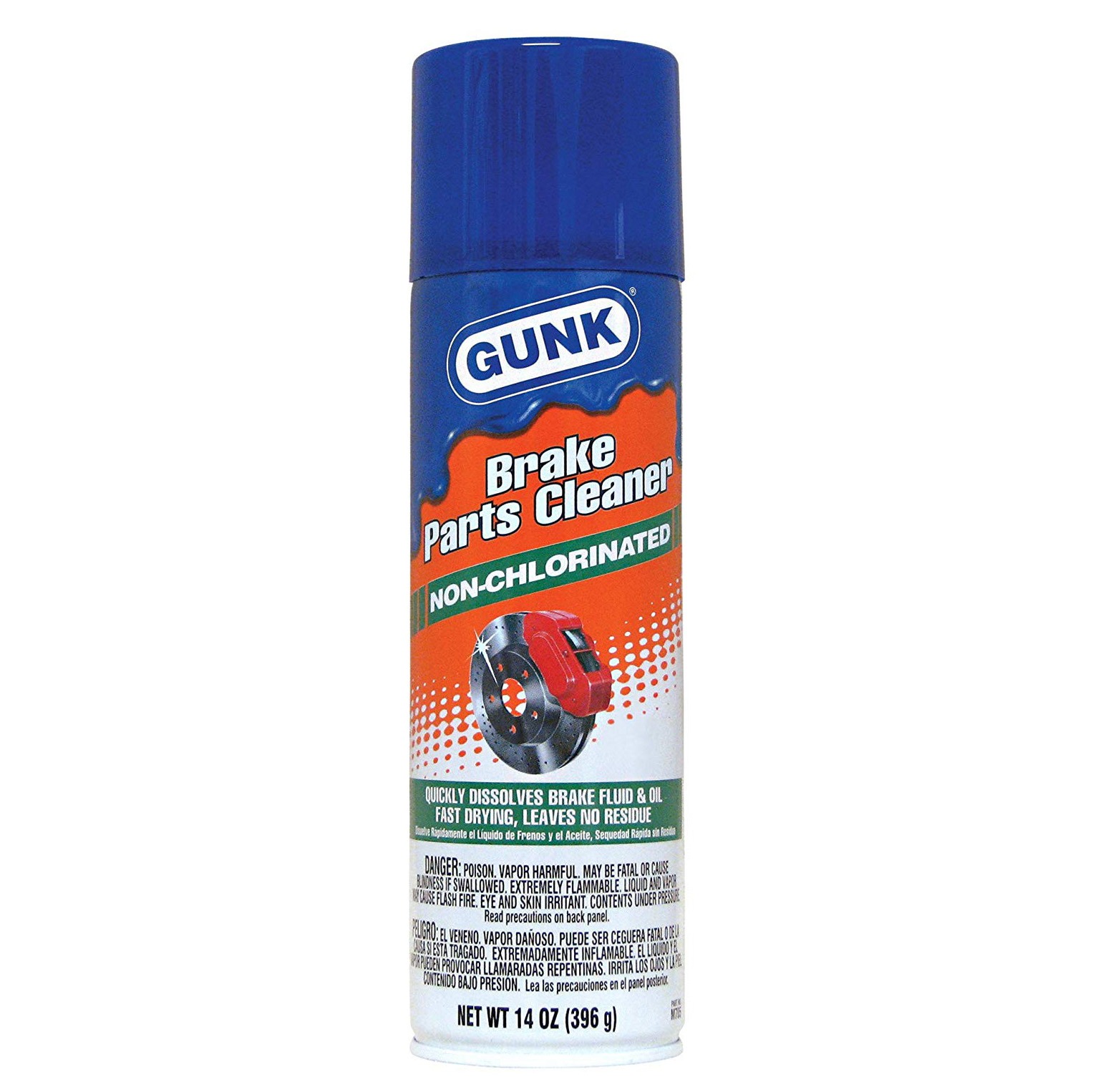 One Touch Brake & Clutch Cleaner 14 oz Aerosol Fresh Scent Residue-Free  307214