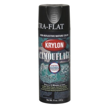 Camouflage Paint - 16 oz. Black (6/case)