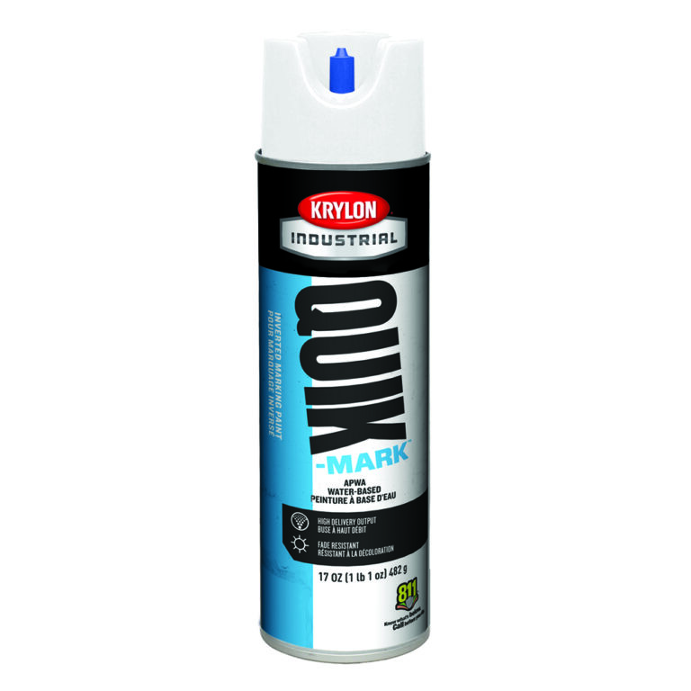QuikMark WaterBased Inverted Marking Paint 20 oz. APWA Brilliant