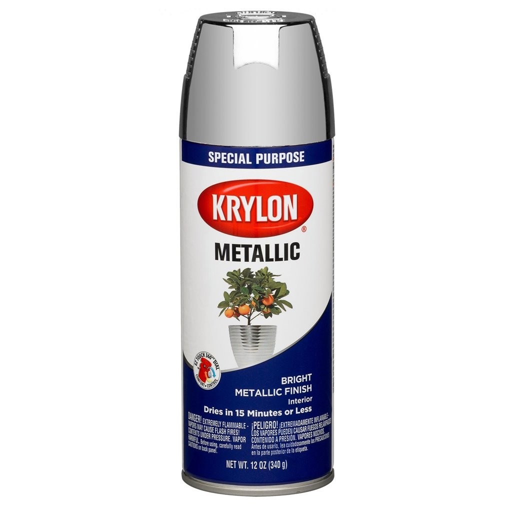 Metallic Paint 16 oz. Chrome Aluminum R and R Wholesale