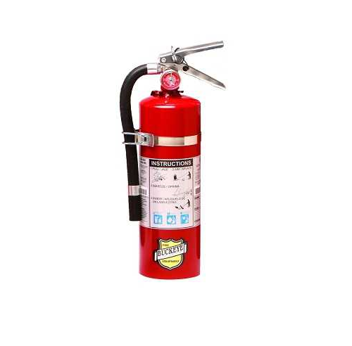 ABC Dry Chemical Fire Extinguisher w/ Vehicle Bracket - 5 lb.