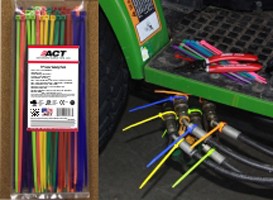 Coloured Cable Ties, Multi-Color Nylon Zip Ties, 150 Mm X