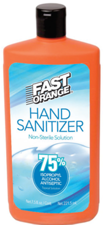 Fast Orange Hand Sanitizer - 7.5 oz. Squeeze Bottle