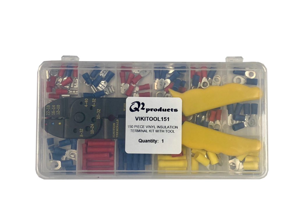 Vinyl Terminal Kit w/ Tool 150 pc. R and R Wholesale