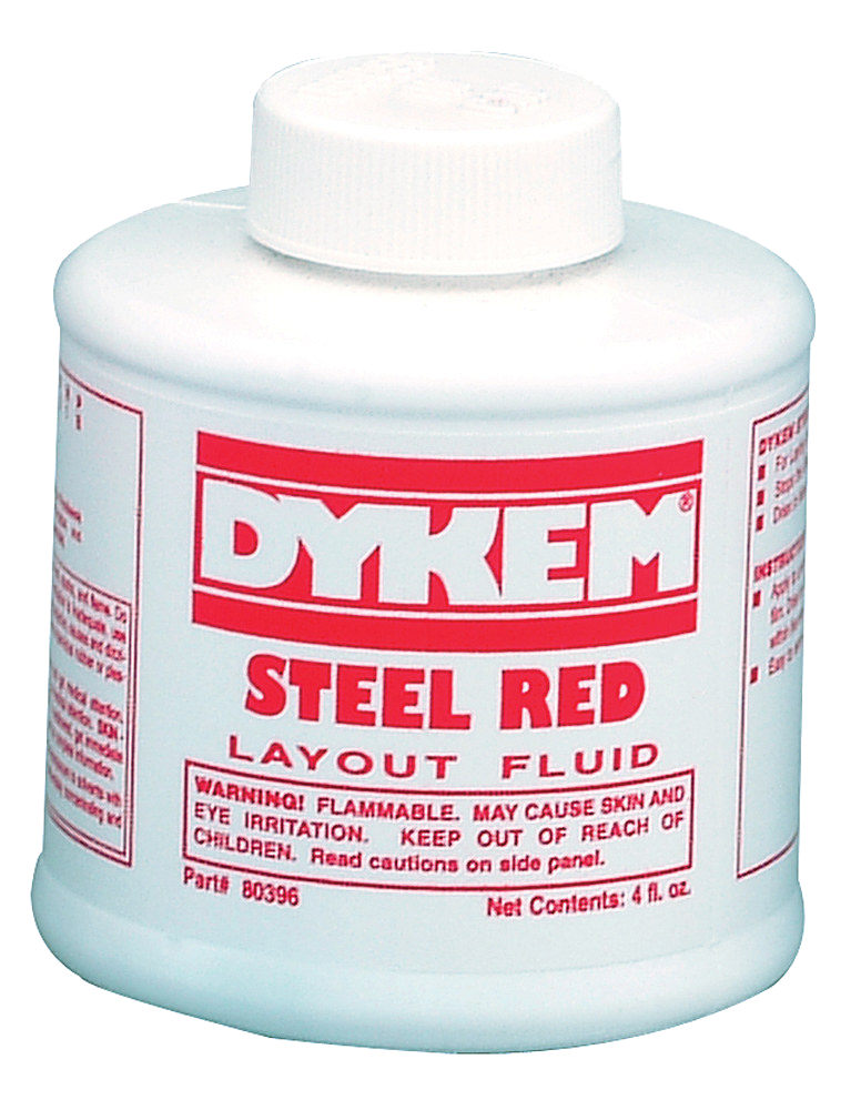 Steel Red Fluid 4 oz. Brush-Top Bottle (12/case) | R and R Wholesale