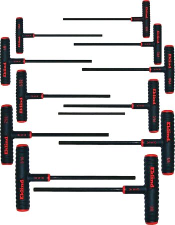 Power-T T-Handle Hex Key Set (9" Series) - 5/64 - 3/8 Size Range - 11 pc.