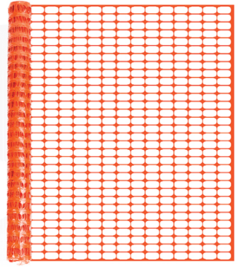 Oval Barrier Fence Orange 4'x100' (7lb Roll)