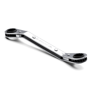 Reverse Ratcheting Box Wrench 12 Point Offset 3/8" x 7/16"