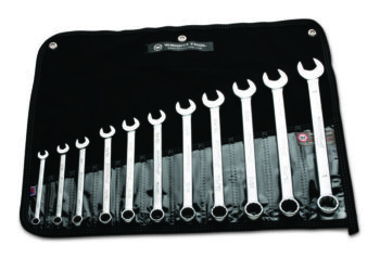 Combination Wrench WRIGHTGRIP® 2.0  11 Piece Set 12 Point Satin 3/8"-1"