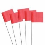 Johnson Standard Red Stake Flags 100pk