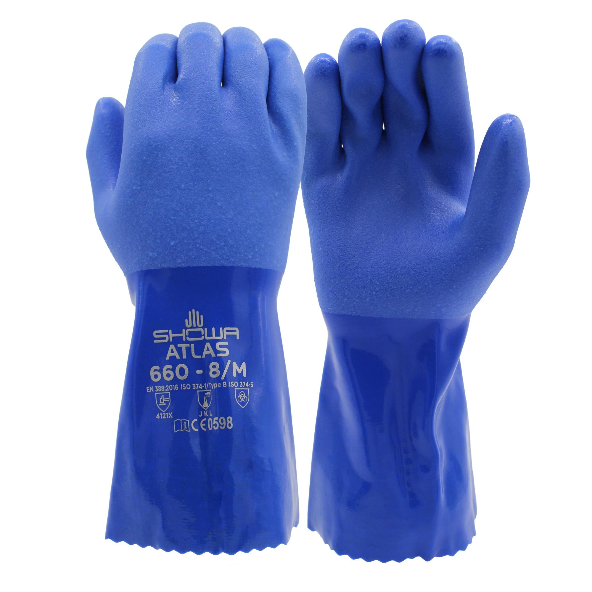 Showa Atlas 660 Chemical Resist. PVC full/coated – X-Large
