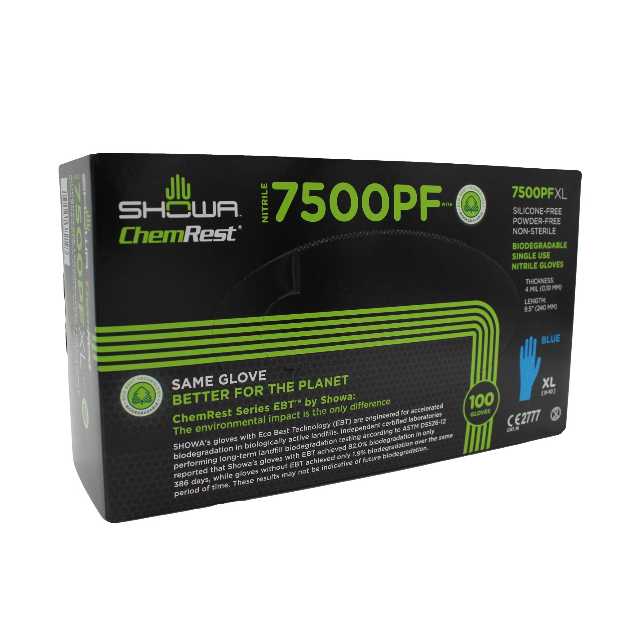 SHOWA 7500PF disposable glove – XL
